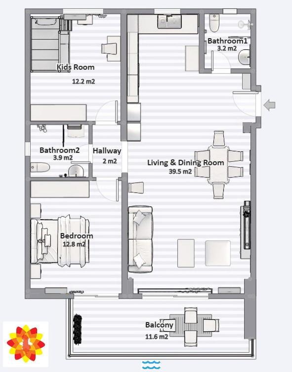 Bay View Apartment Saranda Zewnętrze zdjęcie